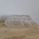 Henkel vintage molded glass butter cup made in France