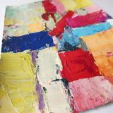 Original painting Modern abstract art Stael