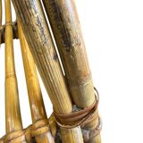 Vintage rattan armchair / single seat armchair / lounge chair