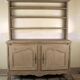 Solid oak patinated sideboard/desk