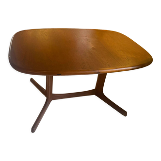 Table scandinave en teck 1970s