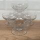 Set de 4 coupes verre taillé