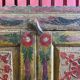 Pakistan, swat valley, old 2-door wardrobe from the 19th century with its original polychromy