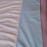 Child sheet bordering blue peas