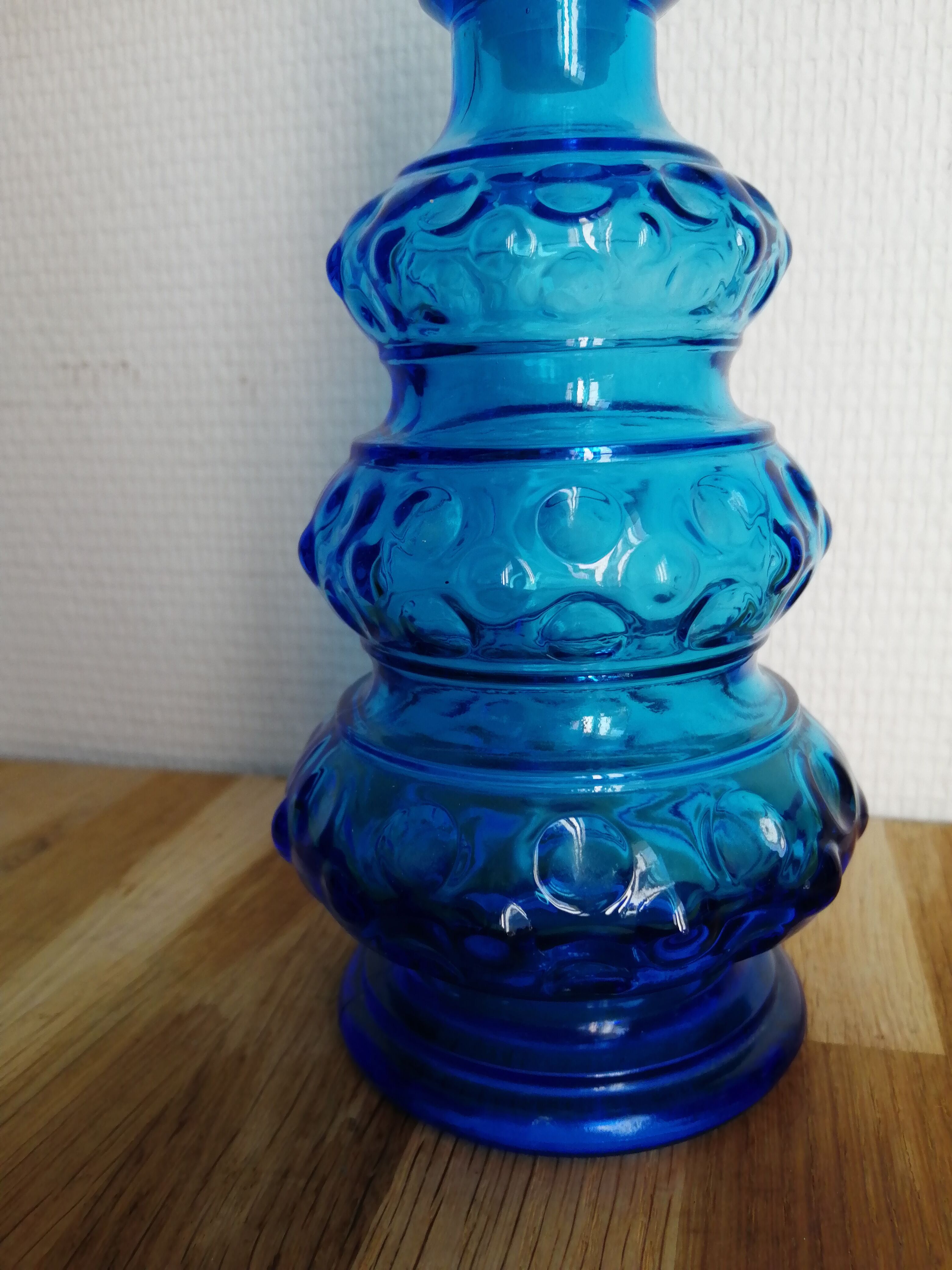 Blue carafe