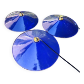 Suspensions in blue enamelled sheets