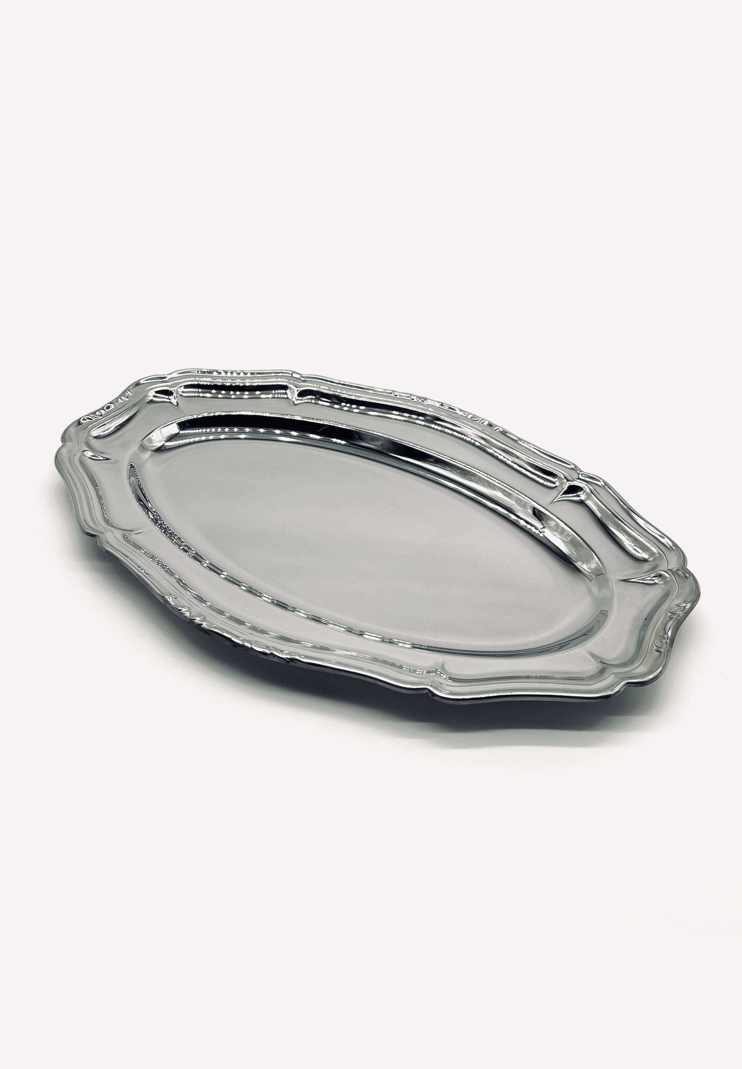 Stainless steel dish