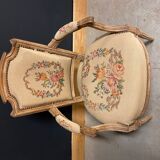 Fauteuil ancien de style Louis XVI