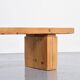 Pine bench from the La Rive residence, Arc 1600, France, circa 1970.