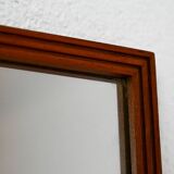 Scandinavian vintage teak mirror, 1950s