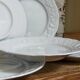 Six assiettes à pain Philippe Deshoulières porcelaine de Limoges California vintages