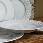 Six vintage Philippe Deshoulières Limoges California porcelain bread plates