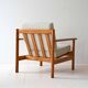 Scandinavian oak armchair