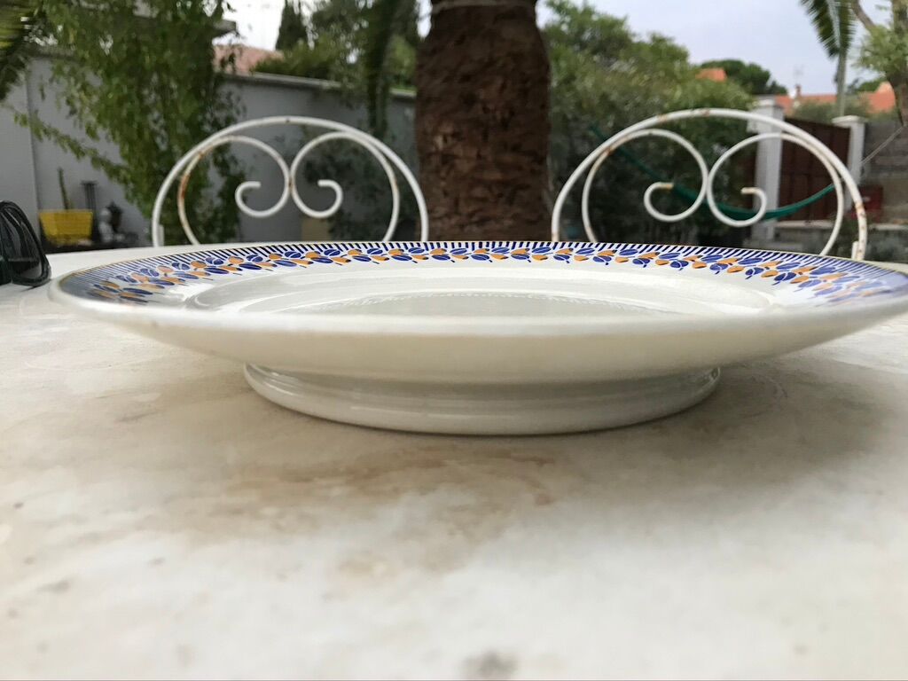 Low Compotier Sarreguemines, early XX