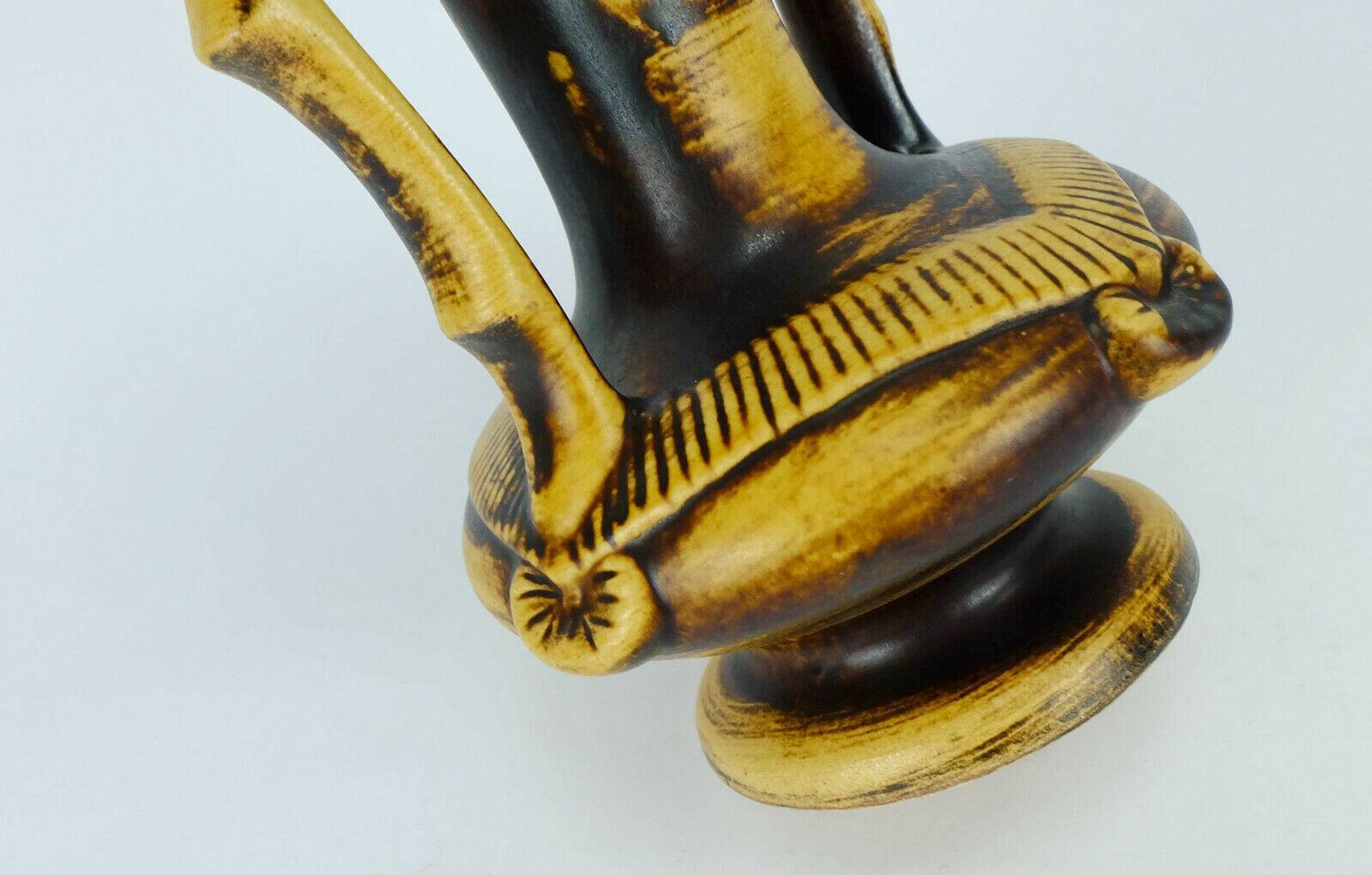 Jasba mid century double handle vase model 1350/25 with outstanding shape