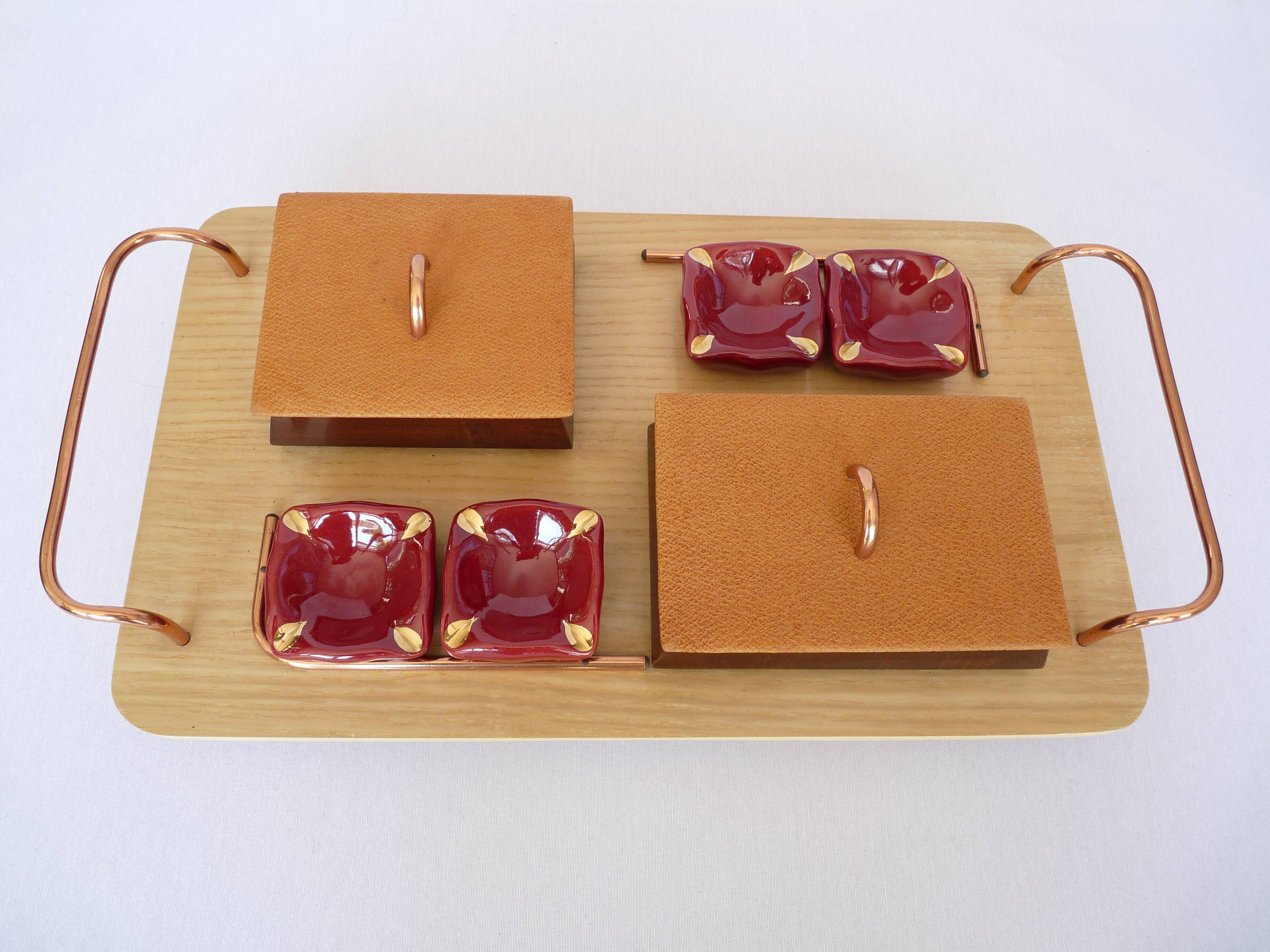 card game board, ashtray