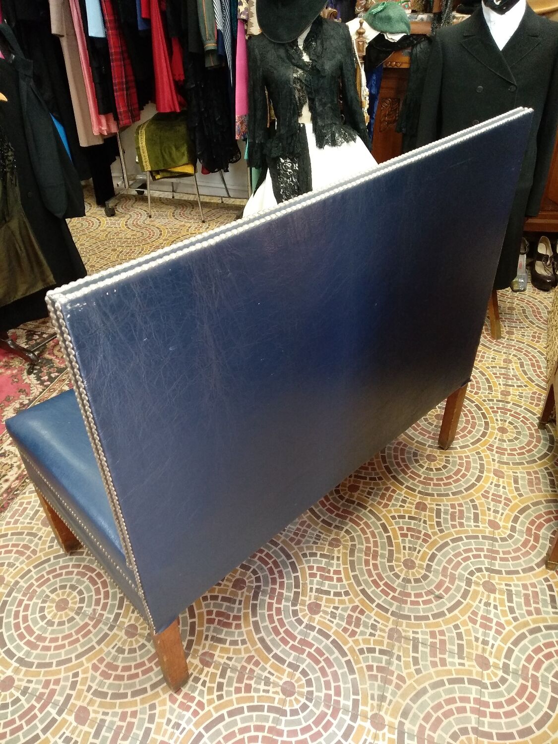 Vintage bistro bench