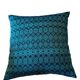 Kachin blue and turquoise cushion cover (RIDA)