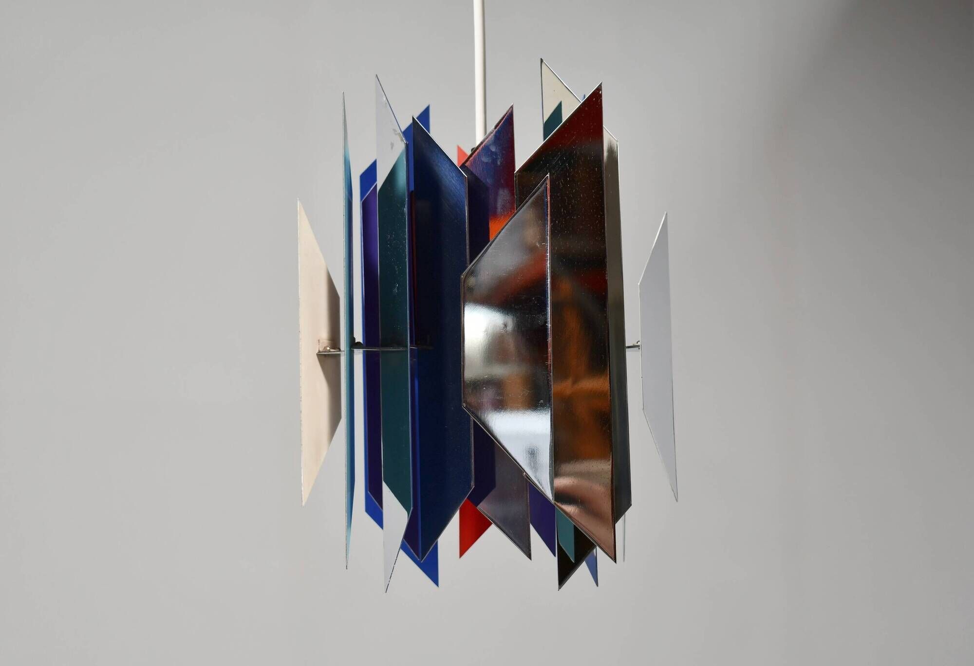 Tivoli Pendant Lamp by Simon Henningsen for Lyfa. Denmark 1962 (blk)