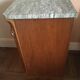Louis Philippe nightstand with marble