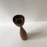 Scandinavian teak candlestick