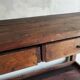 Ancien établi 2 tiroirs grand modèle