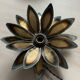 Metal flower wall light