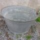 Old zinc basin