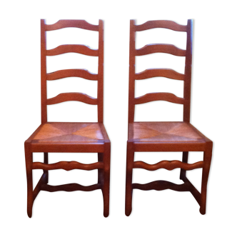 2 Louis XIII style chairs