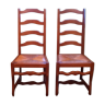 2 Louis XIII style chairs