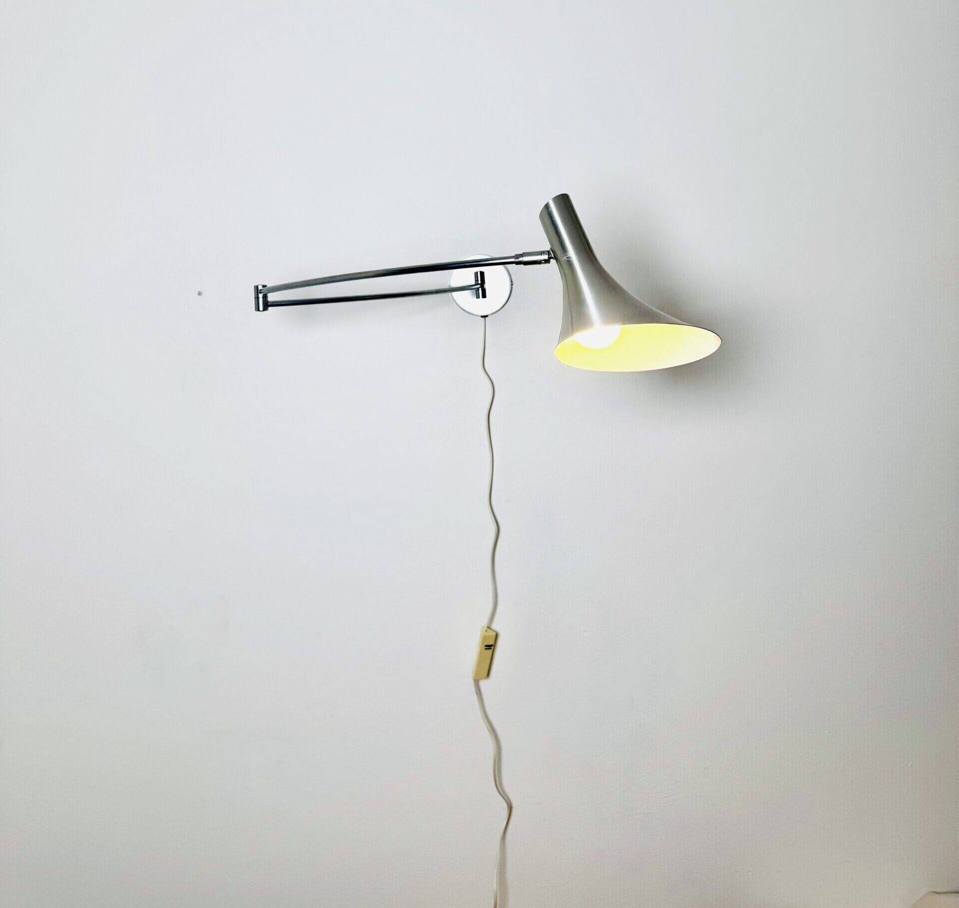 Trumpet Shade Swing Arm Wall Lamp By Hala Zeist, The Netherlands, 1980S