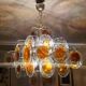 Glass pendant by Gino Vistosi, Mid-Century Modern style