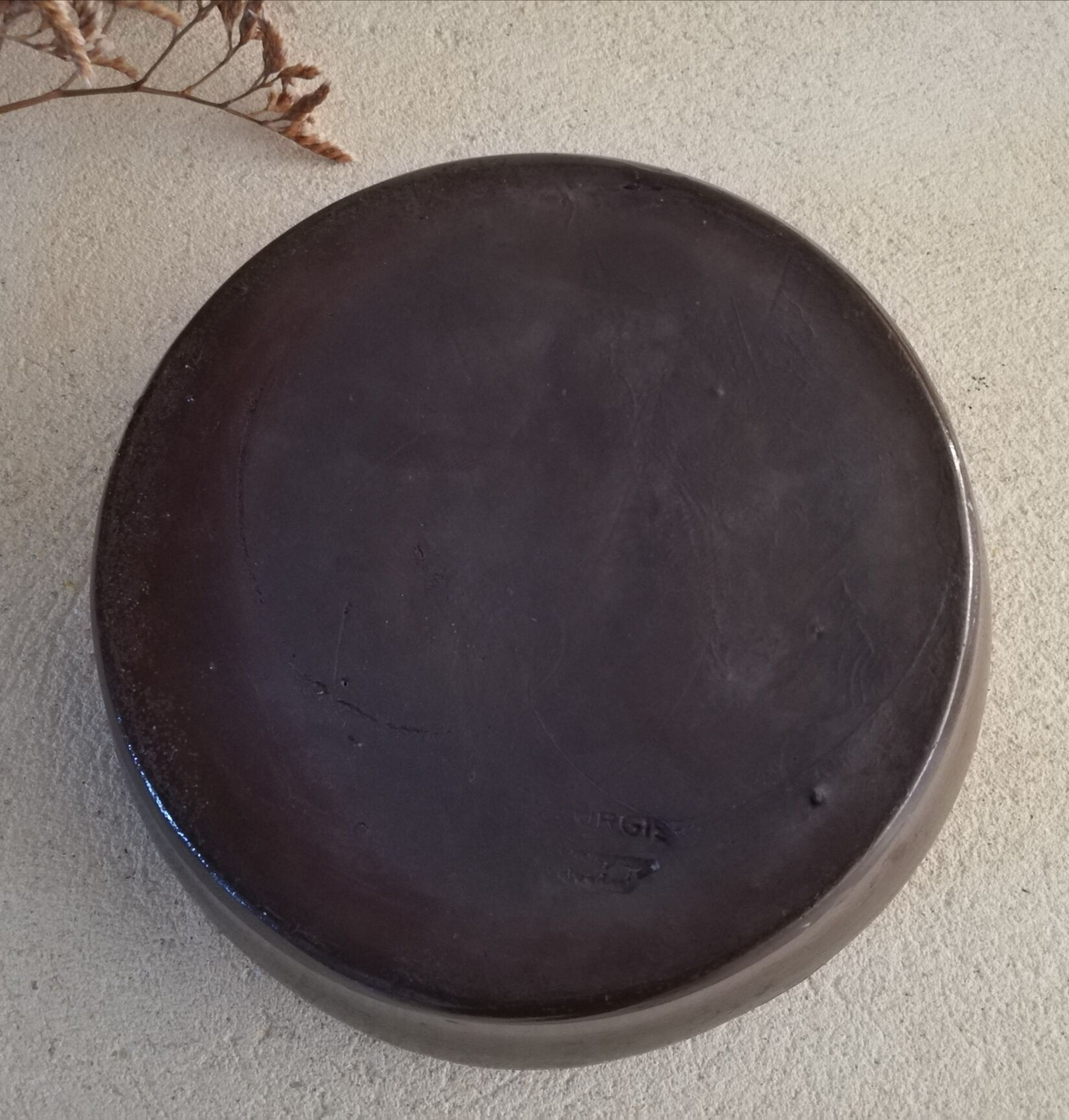 Sandstone hand candle holder