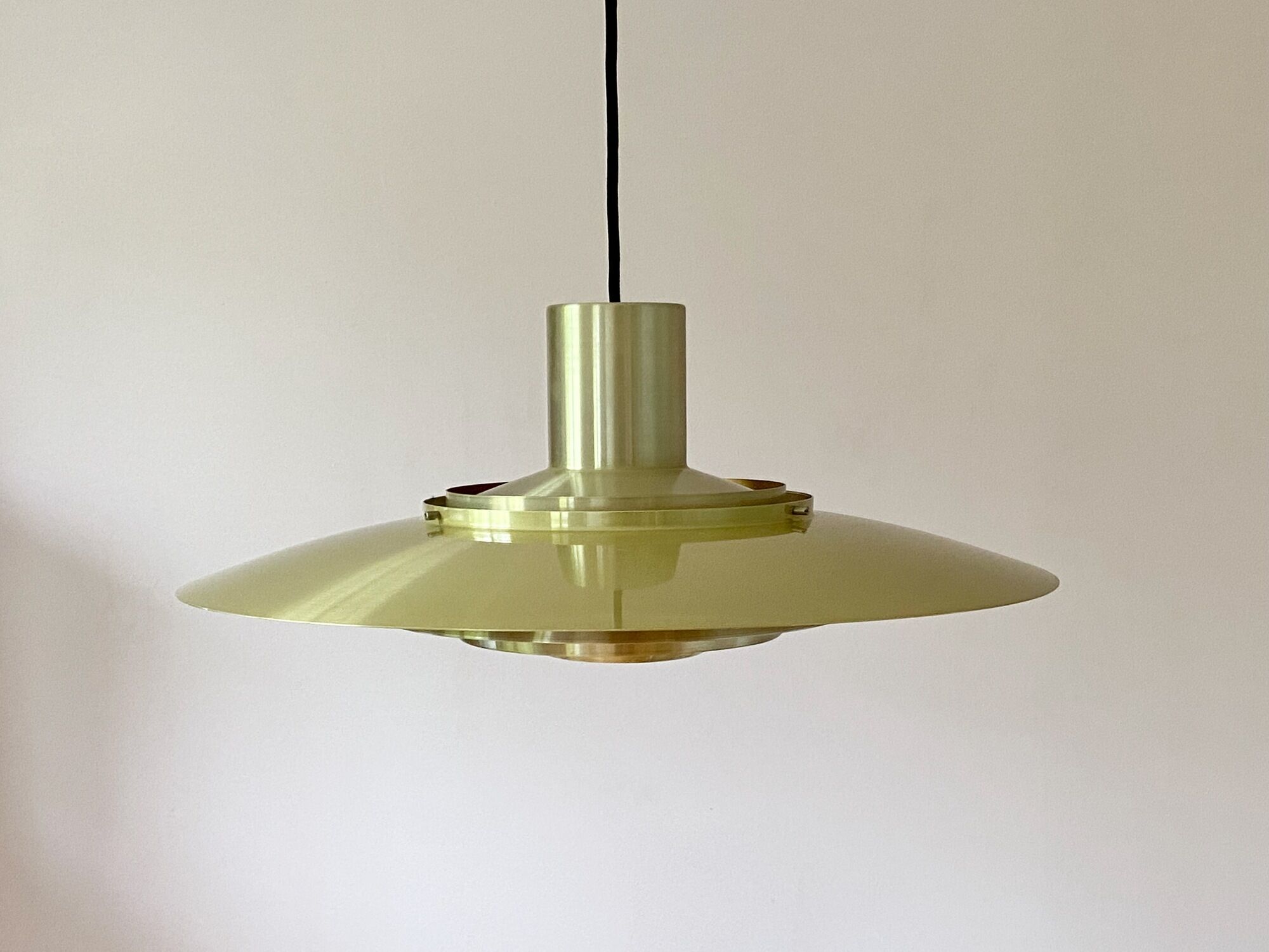 Brass Preben Fabricius & Jørgen Kastholm Pendant Lamp by Nordisk Solar Denmark