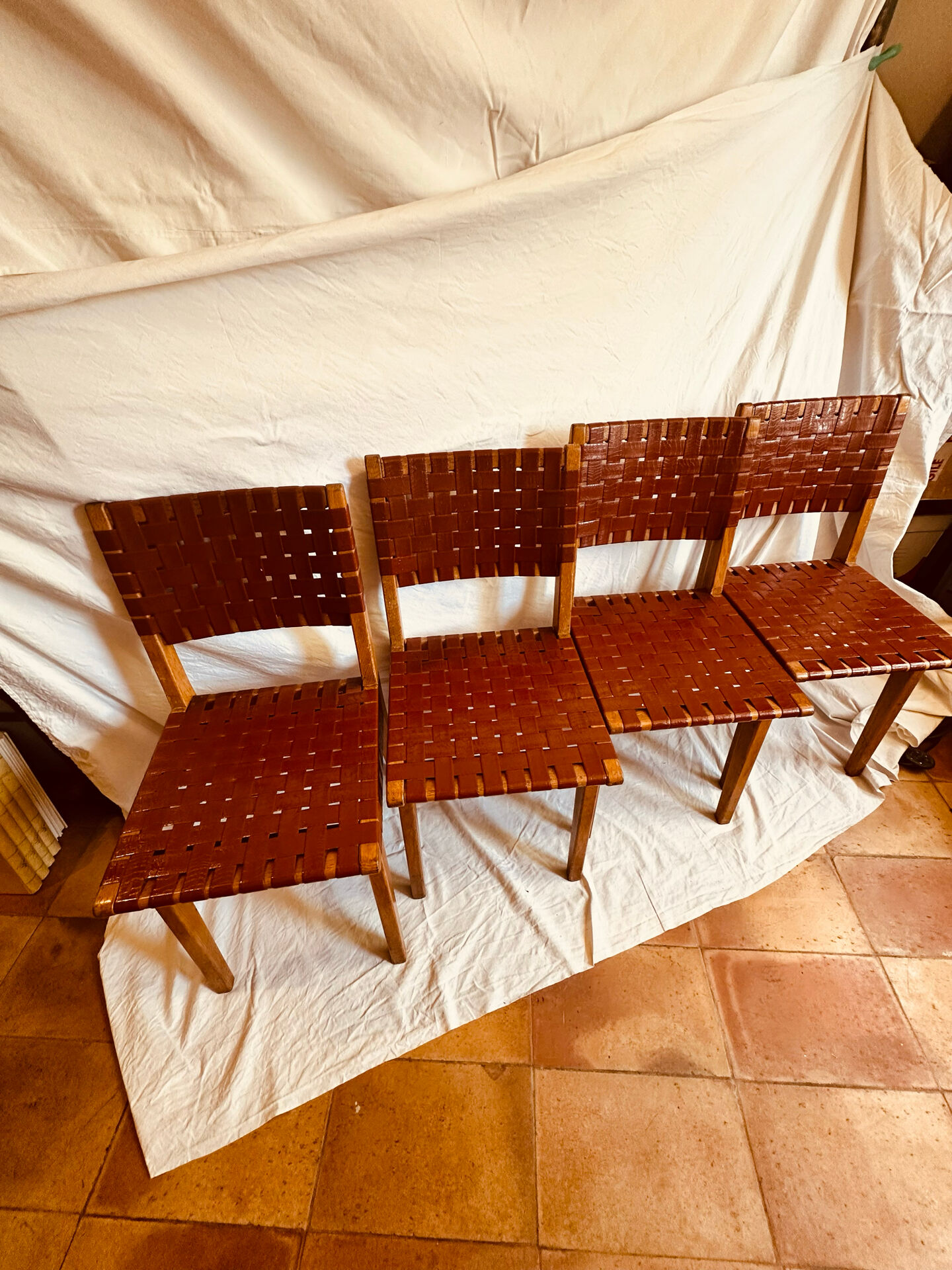 5 vintage chairs by Jens Risom for Knoll