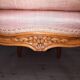 Louis xv style upholstered low chair