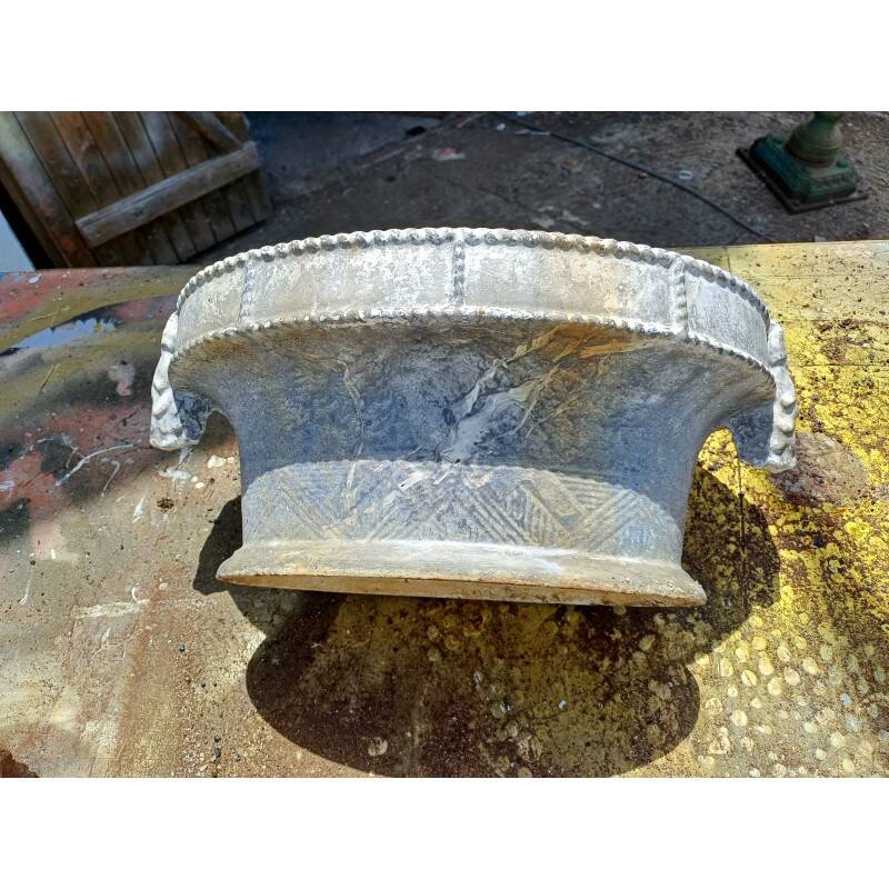 5 cast iron planters from 1900: Charleville - Mézières