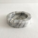 Cendrier rond en marbre gris vintage