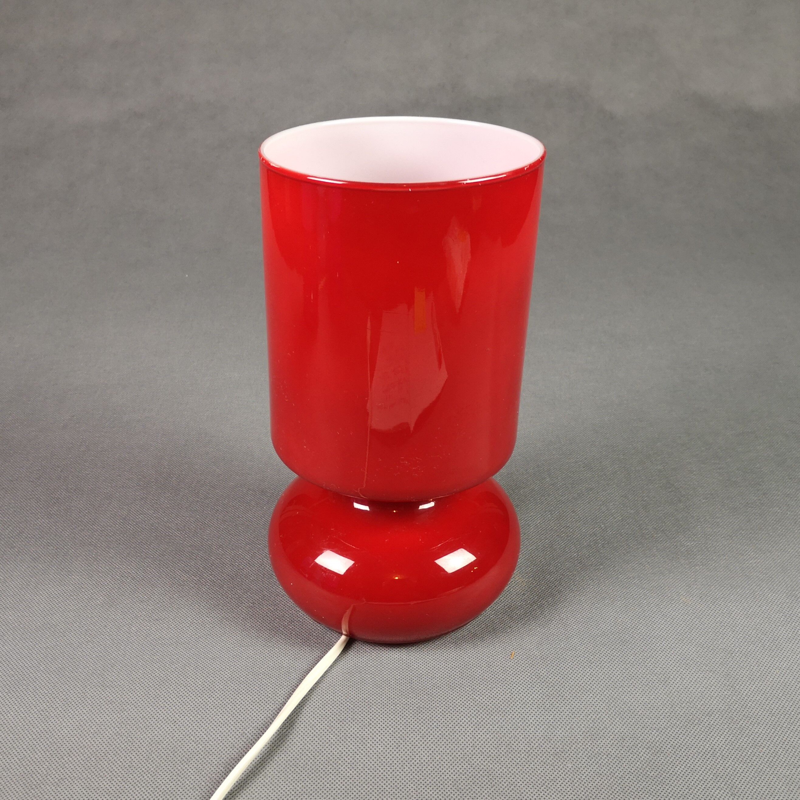 Lykta red Vintage lamp Ikea opaline - vintage luminaire