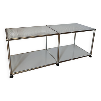 USM Haller TV stand / coffee table in Light Grey
