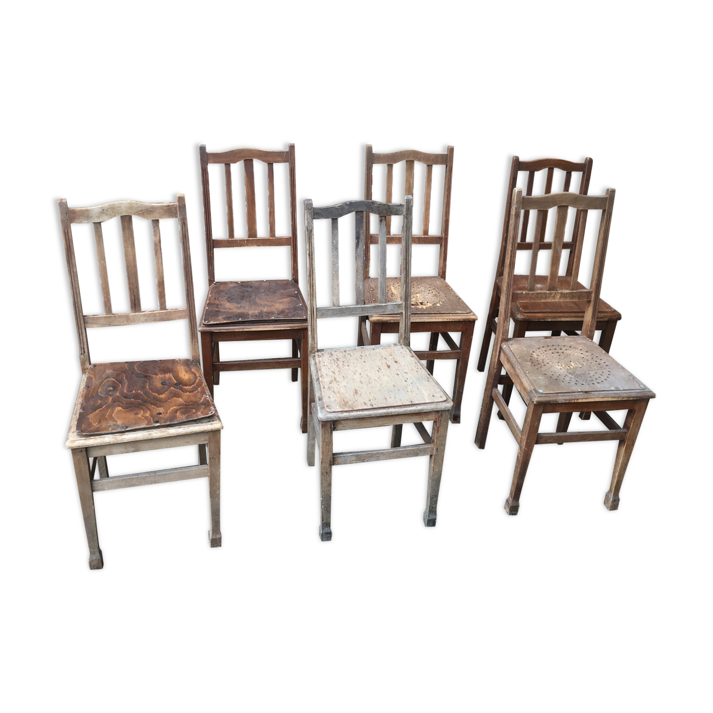 Set of 6 Luterma bistro chairs