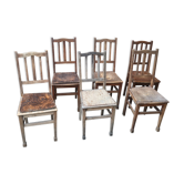 Set of 6 Luterma bistro chairs