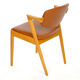 Four Kai Kristiansen oak chairs with new leather upholstery
