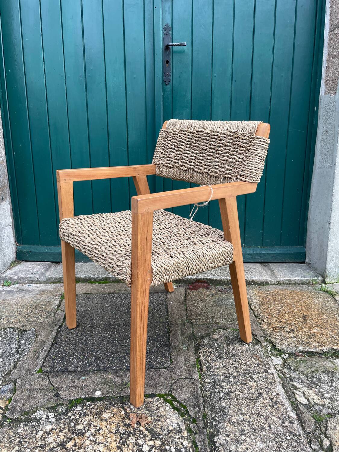 Fauteuil en jacinthe d’eau