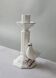 Vintage Costa Italy white ceramic candle holder - 1950s