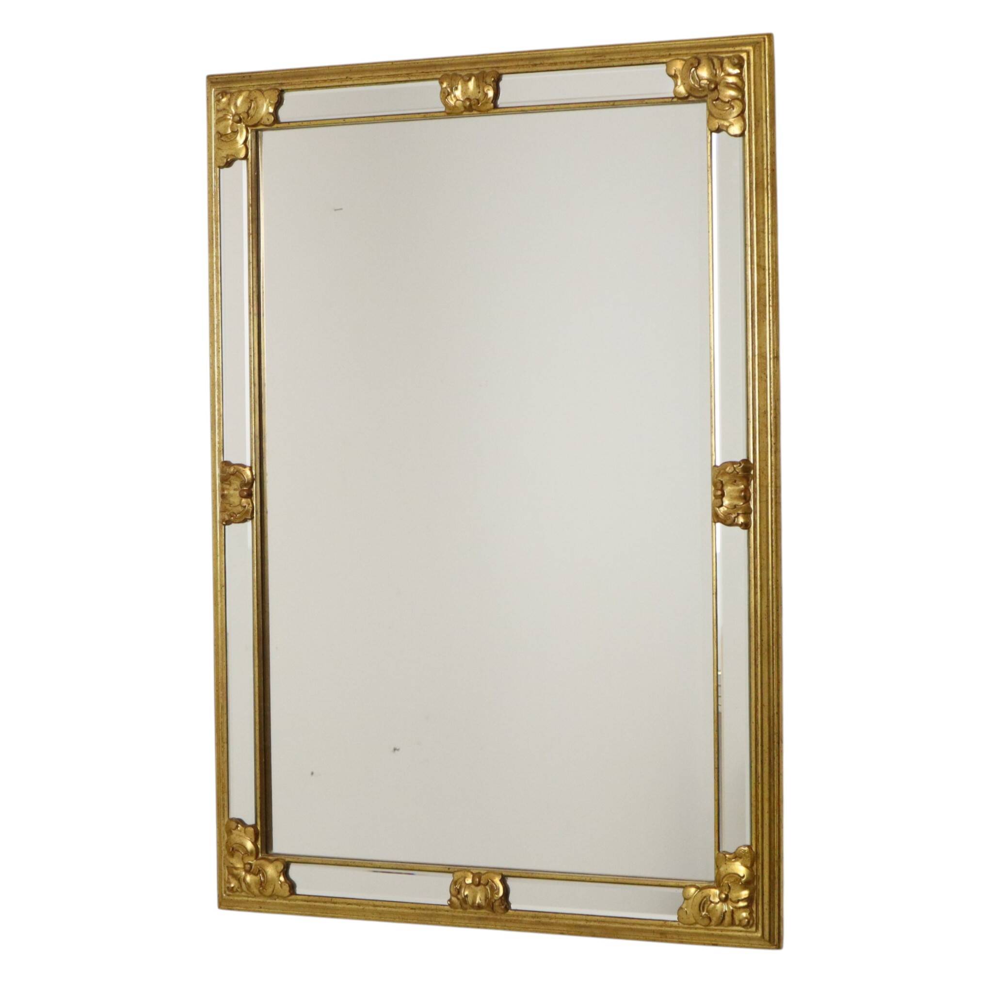 Large Vintage Deknudt Mirror, Hollywood Regency 1970s Design