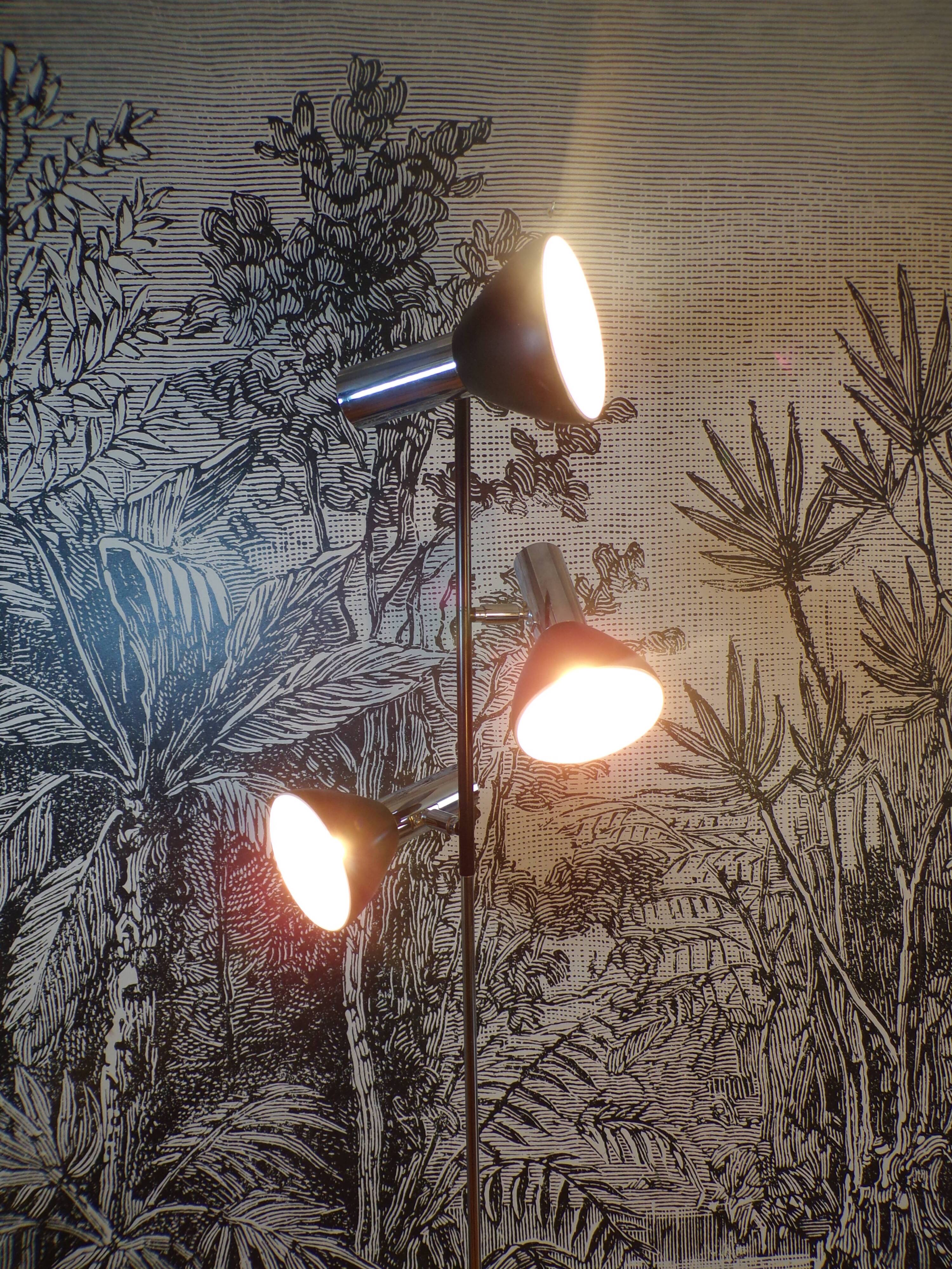 Koch & Lowy 3-light floor lamp