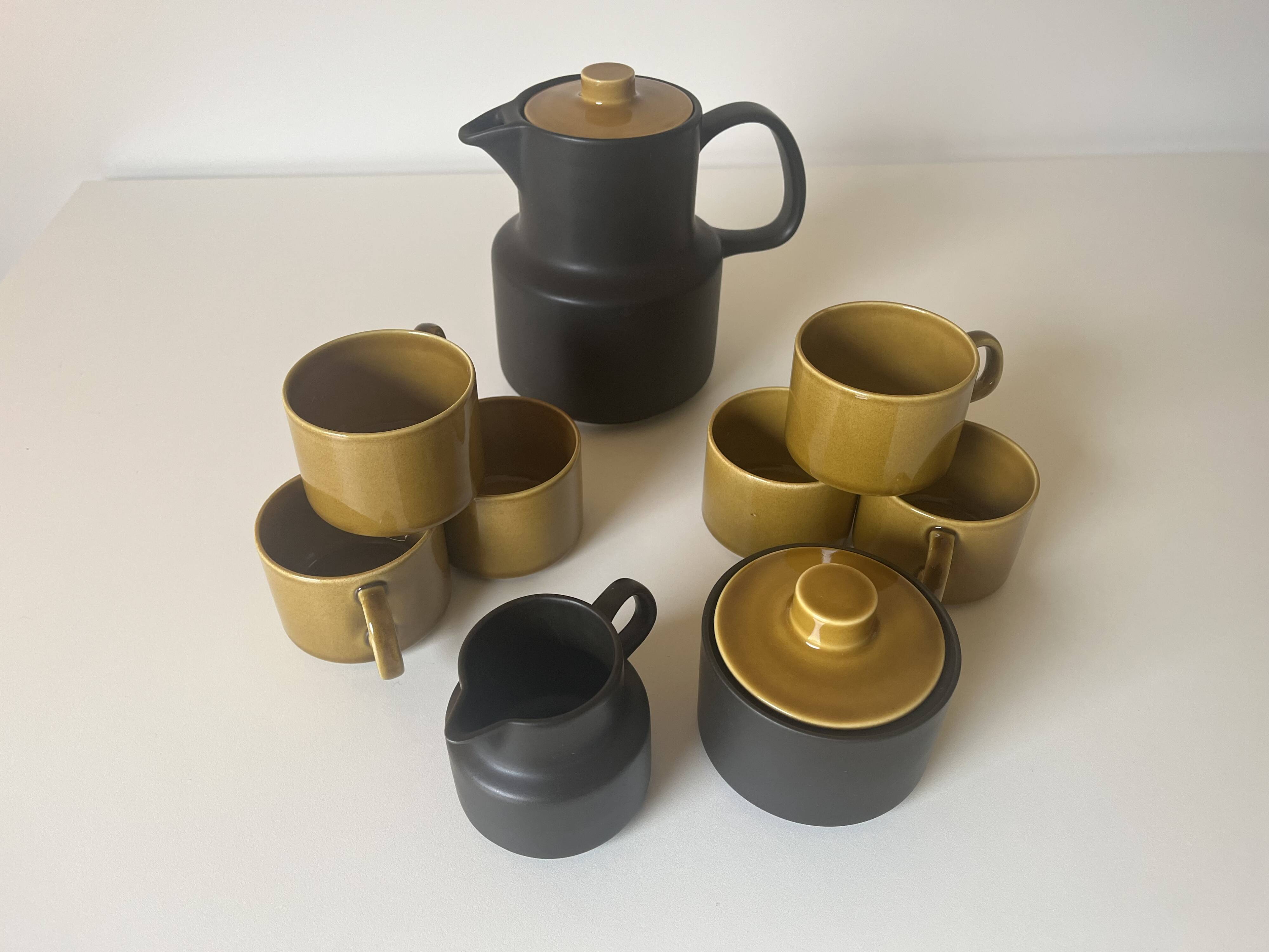 70s/80s coffee service from the Melitta Germany brand