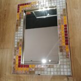 Vintage ceramic mirror