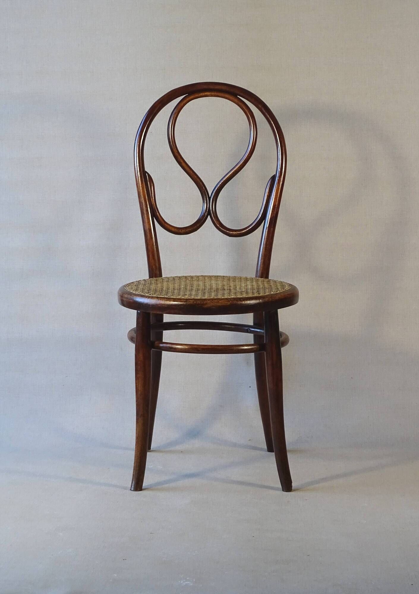 Thonet bistro chair N°20 ca 1868 new canework - rare model from this period -